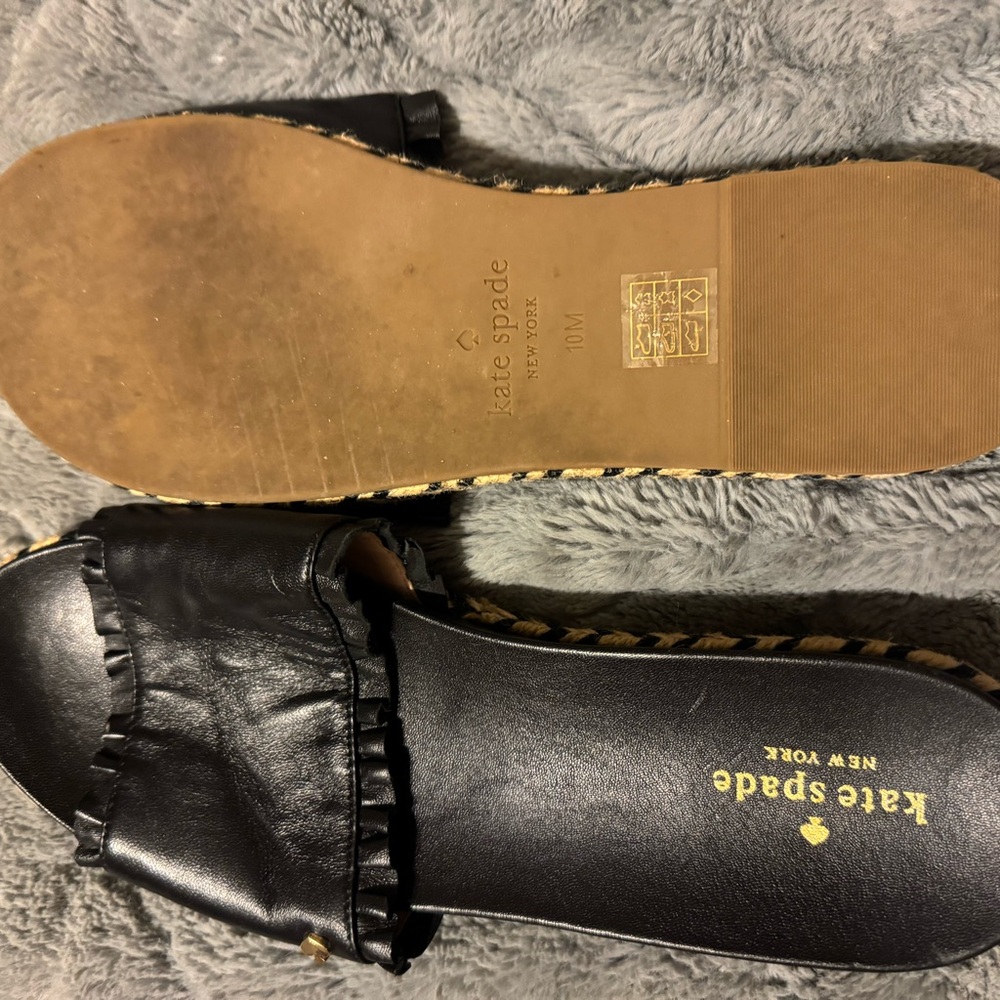 Kate Spade Black Sandals Elegant Design